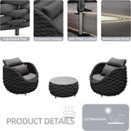 TWT 3 Piece Patio Furniture Set - Image 5
