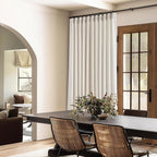 Natural Pinch Pleated Linen Curtain Panels 90 Inches Long 70 Wide | Extra Wide - Image 9