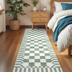 GarveeHome 2x8 Checkered Kitchen Runner Rug - Image 3