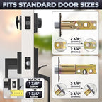 Front Door Lock Set with Deadbolt – Zinc Alloy Body with Multi‑Layer Plating | - Image 4