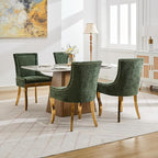 Upholstered Dining Chairs Set of 4, Modern Fabric Side Chairs - Image 2