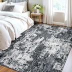 RELEANY Washable 4'x5' Abstract Area Rug - Image 2