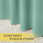 NICETOWN Blackout Sliding Door Curtains 84 Inch Length, Extra Wide Room Divider - Image 6