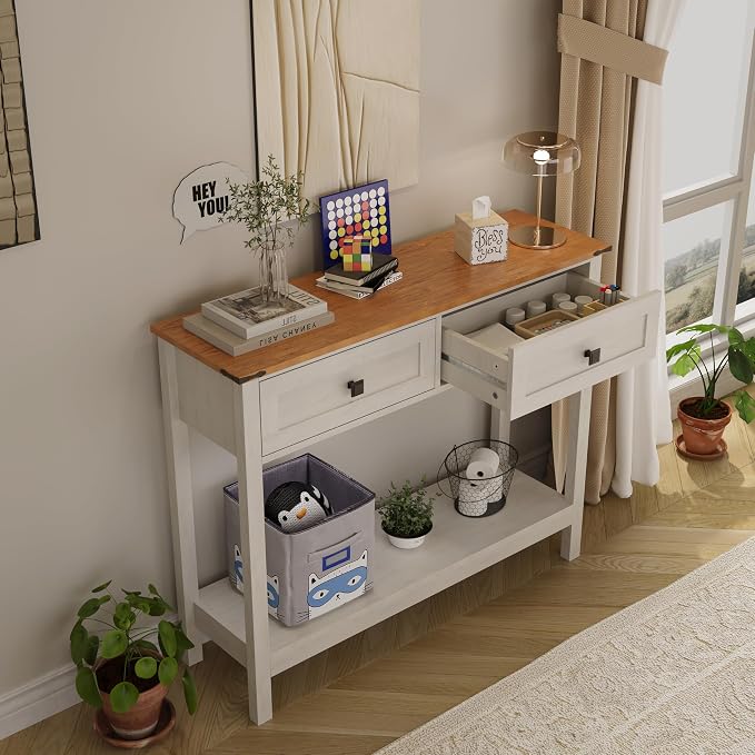 Trironsun Farmhouse Console Table - Image 4