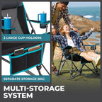 FUNDANGO Oversized Rocking Camping Chair - Image 5