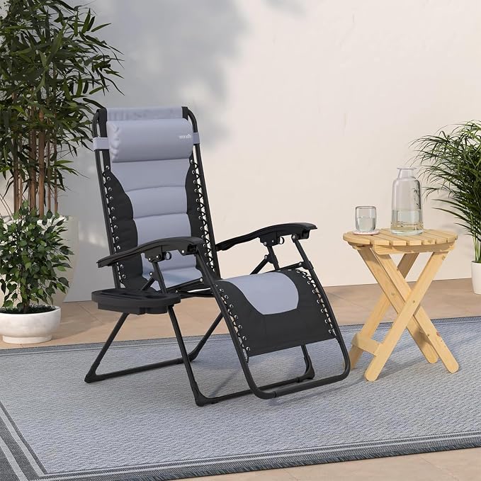 SereneLife Padded Zero Gravity Lounge Chair - Image 2