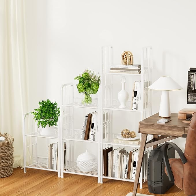 Bookshelf Storage Shelf Small Bookcase Freestanding Storage Stand - Image 9