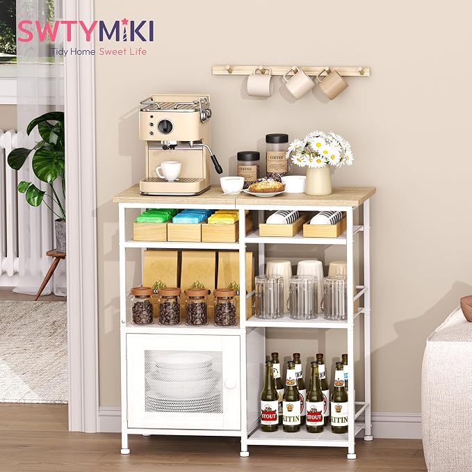 SWTYMIKI Coffee Bar Cabinet Station - Image 8