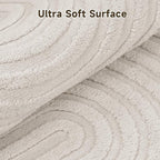 Pauwer 3x10 Area Rugs for Living Room, Modern Non Slip Washable Rug, Soft Fluffy - Image 3