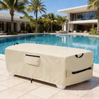 Waterproof Patio Lounge Chair Cover 2 Pack, Heavy Duty 600D Waterproof Outdoor - Image 5