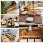 Solid Wood Low Coffee Tea Table - Image 5