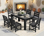 SERWALL HDPE Dining Set for 10 – 2 Tables, 8 Armless + 2 Armchairs. Includes 10 - Image 7