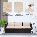 8PCS Patio Cushion Covers.Patio Furniture Couch SeatSlipcovers | Washable - Image 3