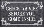 Front Door Door Mat Indoor Outdoor Entrance Doormat Rubber Welcome Door Mat by HLFMVWE