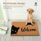 Coir Welcome Mat, Welcome Cats, 17 x 29 in | 100% Natural Coir, Anti-Shedding - Image 7