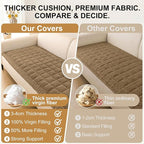 Smiry Couch Cover for Dogs, Non Slip Fuzzy Pet Sofa Covers Washable | Sofa - Image 5