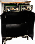 Red Lantern Artisan Crafted Lacquer Storage Cabinet - Image 4