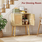 Sideboard Buffet Kitchen Storage Cabinet, Small Coffee Bar Cabinet - Image 7