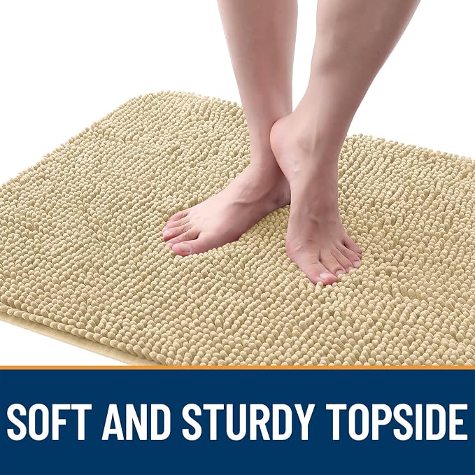OLANLY Dog Door Mat for Muddy Paws 70x24, Super Absorbent Chenille Mud Mat | - Image 4