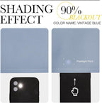 NICETOWN Blackout Curtains for Living Curtains, Vintage Blue, 2 Panels - Image 4