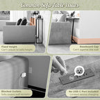 Huuger 102.4 Inch Sofa Table - Image 5