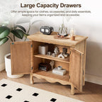 RoyalCraft Sideboard Buffet Kitchen Storage Cabinet, Solid Wood Credenza Accent - Image 3