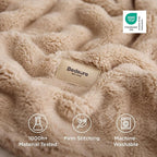 Bedsure 3D Fleece Bubble Blanket - Image 5