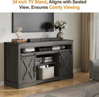 RoyalCraft TV Stand for 65+ Inch TV: Farmhouse Entertainment Center - Image 9