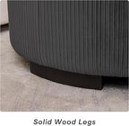 29.5 Inch Round Storage Ottoman Coffee Table, Modern Circle Coffee Table - Image 7