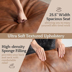 LukeAlon Modern PU Leather Accent Armchair, Upholstered Lounge Chair - Image 7