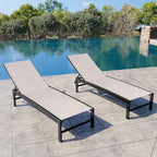Crestlive Products Chaise Lounge Chair Outdoor Set of 2, Adjustable 5 Positions - Image 8