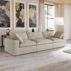 JACH 3-Seater Cloud Modular Sectional Couches, Convertible Couch, Cushion - Image 8
