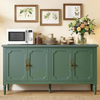 RoyalCraft Buffet Cabinet with Storage, Mid Century Modern Painted Credenza - Image 7