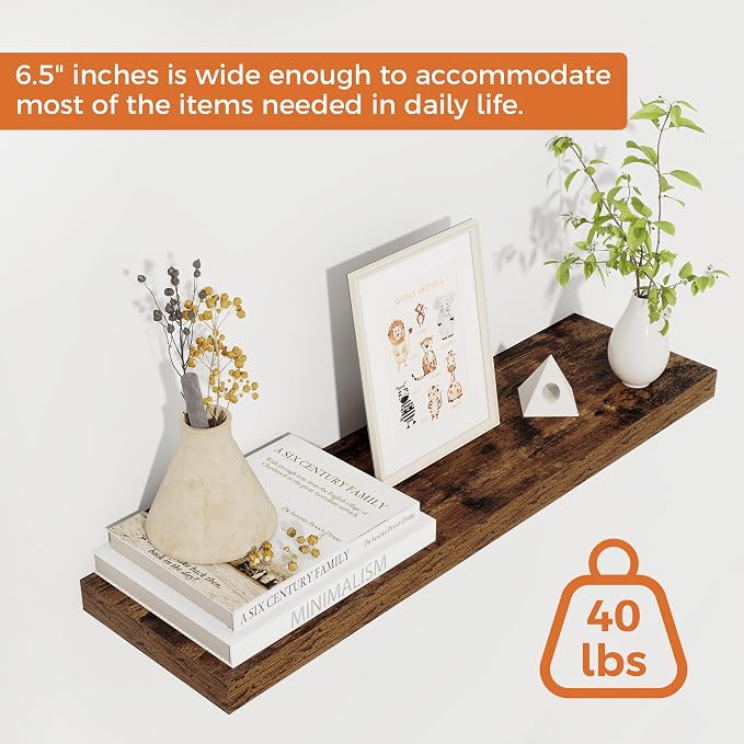 Fun Memories Floating Shelves for Wall, Floating Shelf for Living Room - Image 5