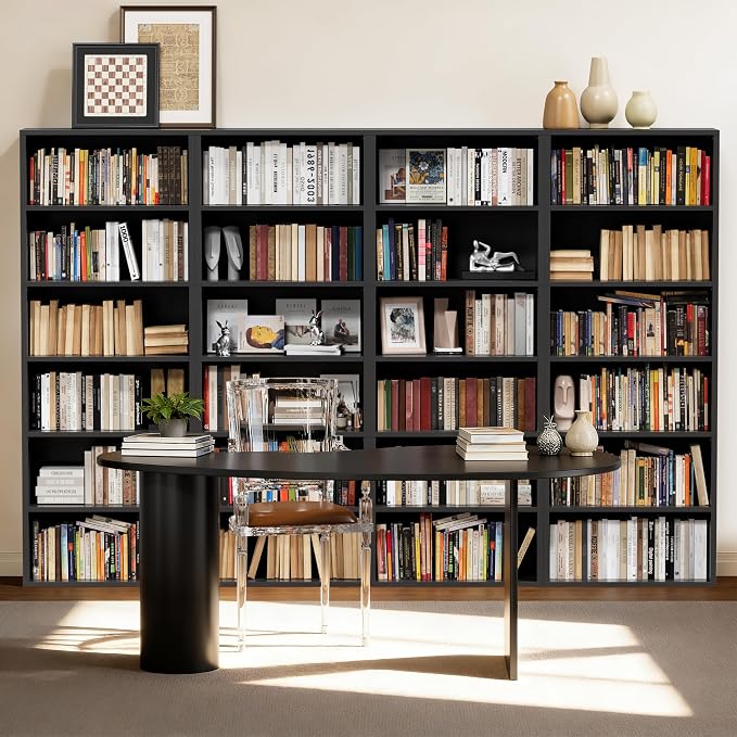 Furniwell 71" Tall Bookcase Bookshelves, 6 Tier Floor Standing Bookcases Open - Image 4