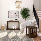 Plank+Beam Forma Console Table, 46 Inch, Solid Wood Sofa Table, Entryway Table - Image 7