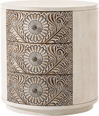 SUNBURY End Table Living Room Small Side Table w 3 Drawers, Vintage Bedside - Image 8