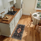 RELEANY Washable Area Rug, Small 2'x4', Water Repellent, Pet Friendly, Vintage - Image 2