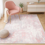 RELEANY Washable 4'x6' Abstract Area Rug - Image 4