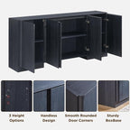 JXQTLINGMU 66" Large Sideboard Buffet Cabinet - Image 5