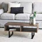Household Essentials Jamestown TV Stand Coffee Table - Image 2