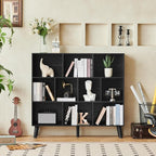 LEYAOYAO 10 Cube Bookshelf, 3 Tier Modern Wide Bookcase - Image 6