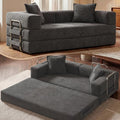 GRUSIGN 78 Inch Convertible Sofa Bed, 5-in-1 Futon Sofa Bed Pull Out Couch by GRUSIGN