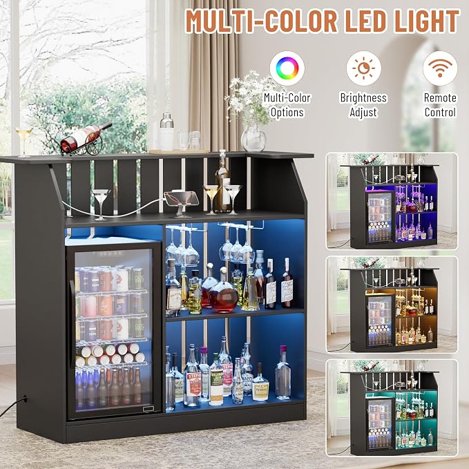 U-Shape Bar Table, Home Bar Unit - Image 5