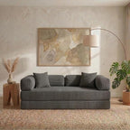 78" 4-in-1 Convertible Sofa Bed, Boneless Corduroy Sleeper Couch - Image 8