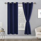 Blackout Curtains for Bedroom, 42 x 63 Inch, 2 Panels | Thermal Insulated - Image 8