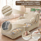 6FT Large Bean Bag Chair Lounger - Image 4