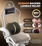 GTPLAYER Gaming Chair with Foot Rest & Pocket Spring Cushion, Ergonomic High - Image 4