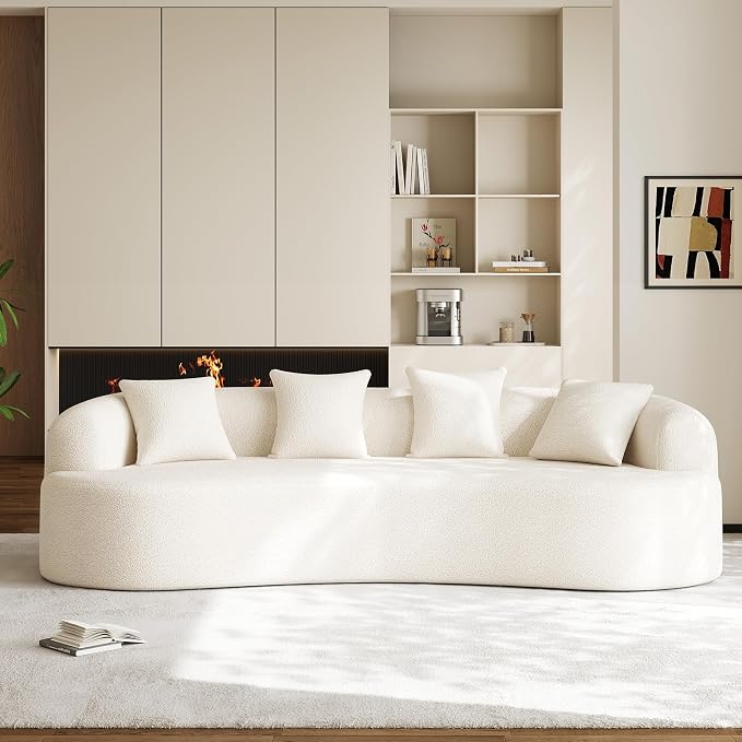 Oversized Sectional Sofa for Living Room, Modern Luxury Plush Chenille 4-Seater - Image 3