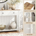 Homieasy Farmhouse Console Table - Image 7